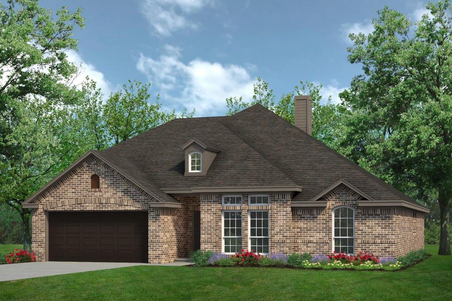 Elevation B | Concept 2393 at Lovers Landing in Forney, TX by Landsea Homes