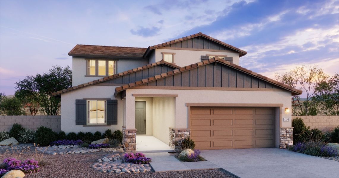 New construction Single-Family house 4005, Copper Falls Boulevard, Buckeye, AZ 85326 - photo