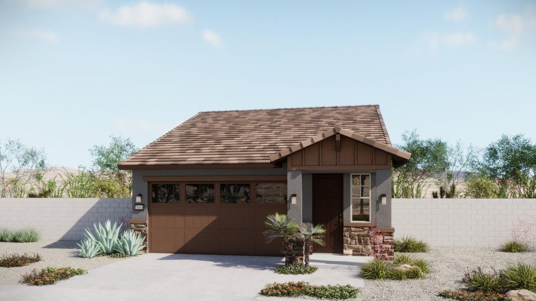 Craftsman Elevation – Terraza | Mira Vista at Victory in Buckeye, AZ by Landsea Homes