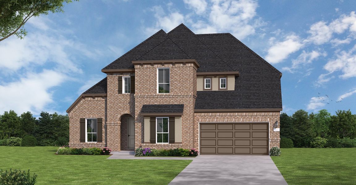 New construction Single-Family house Haskell II (3600-DM-50), KC Robinson Lane, Celina, TX 75009 - photo