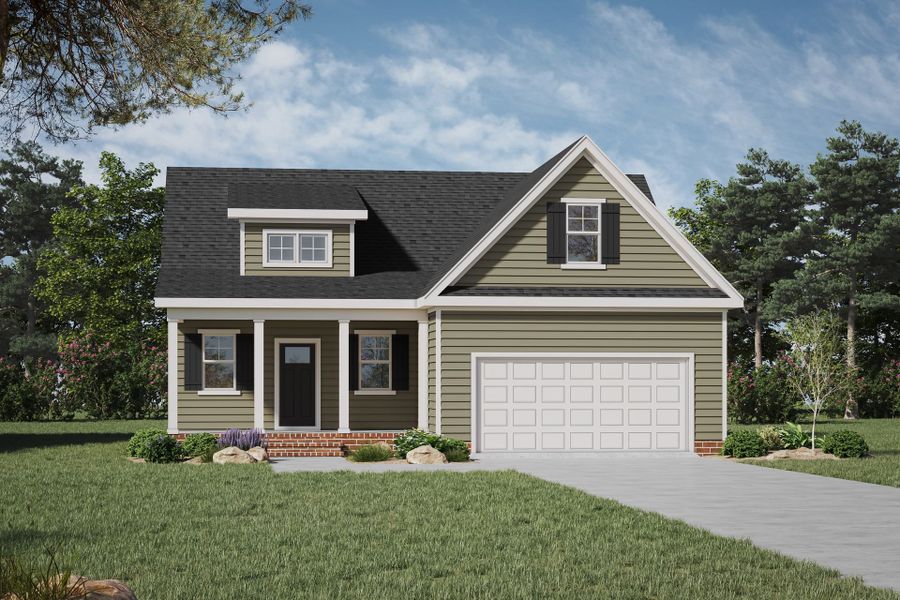 New construction Single-Family house Bluebell A, 13 Cathchers Circle, Four Oaks, NC 27524 - photo
