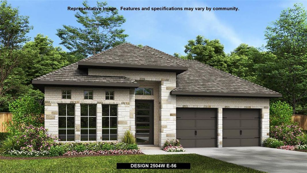 New construction Single-Family house Design 2504W, 113 Shoreview Drive, Rhome, TX 76078 - photo
