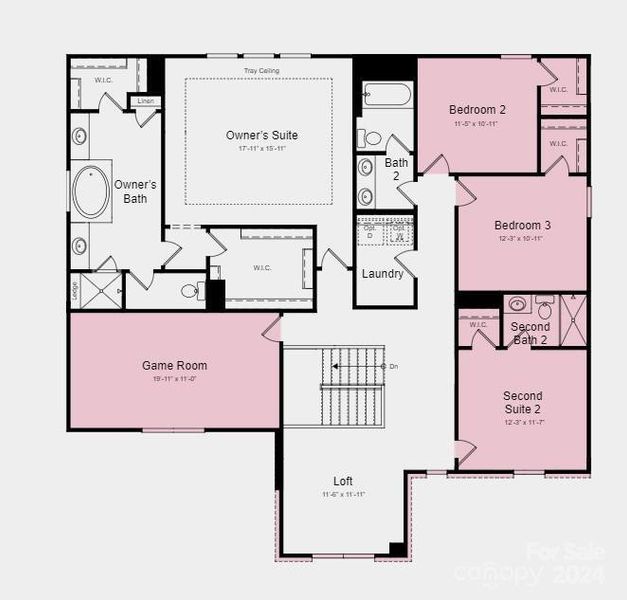 Structural options added include: first floor guest suite, study, fireplace, extended casual dining, screened outdoor living, game room, additional secondary bath upstairs.