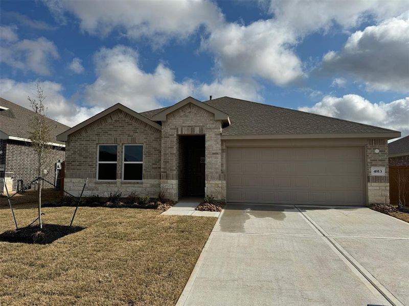 New construction Single-Family house 4913 Hera Hollow Drive, Katy, TX 77493 Plan E40I- photo