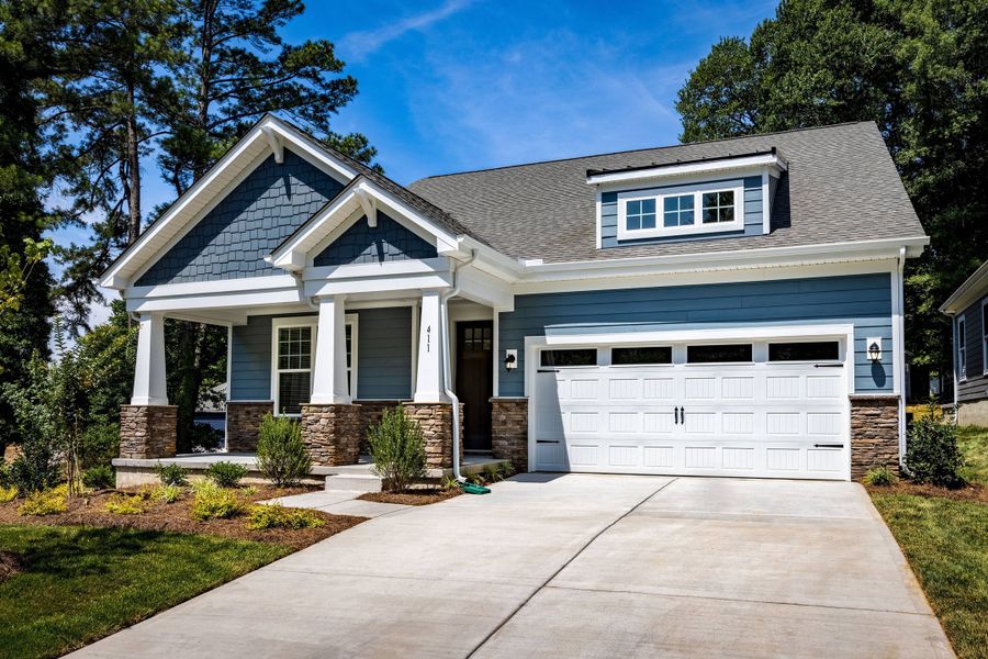 The beautiful 3 bed/2.5 bath craftsman style Watts plan in The Terraces at Cramerton Mills