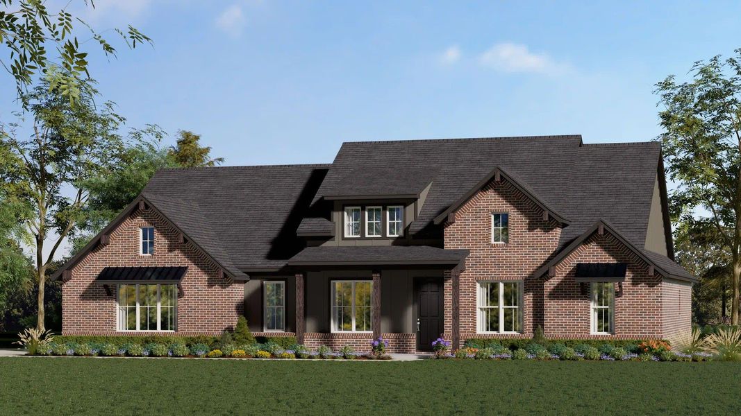 Elevation C | Concept 2406 at Hidden Creek Estates in Van Alstyne, TX by Landsea Homes