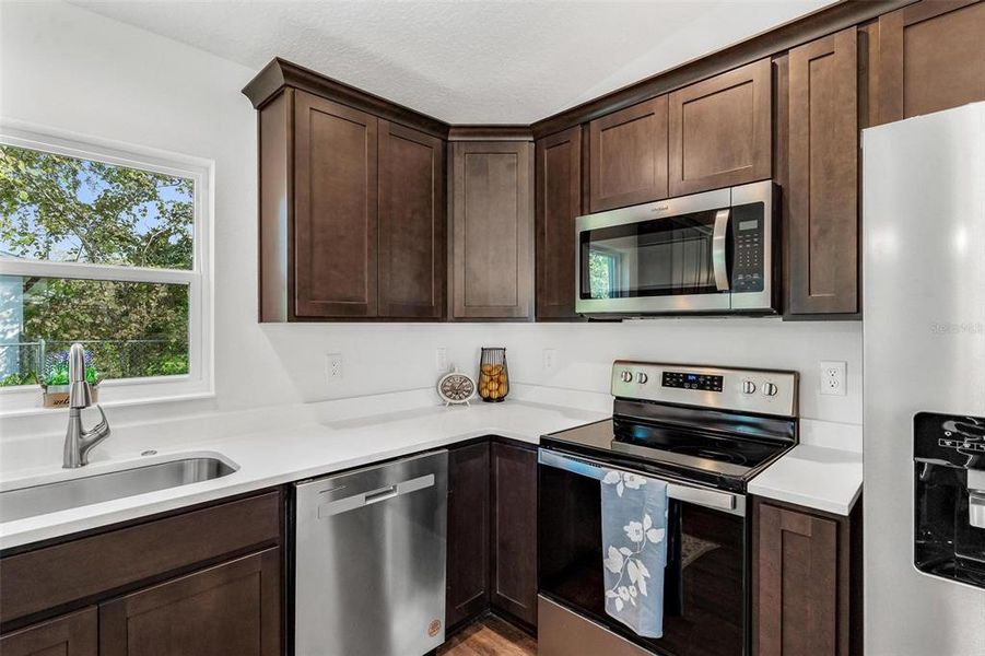 Kitchen with Stainless Steel Appliances