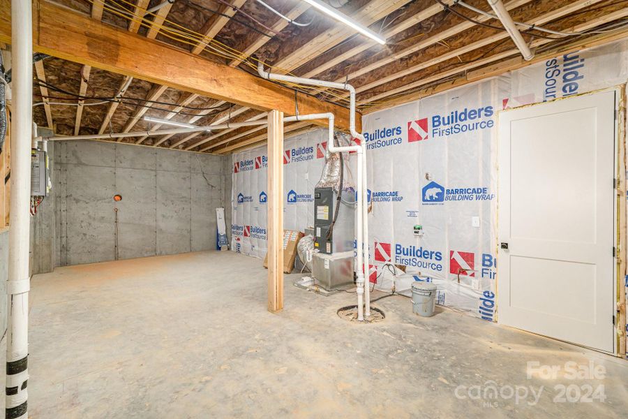 BASEMENT STORAGE ROOM