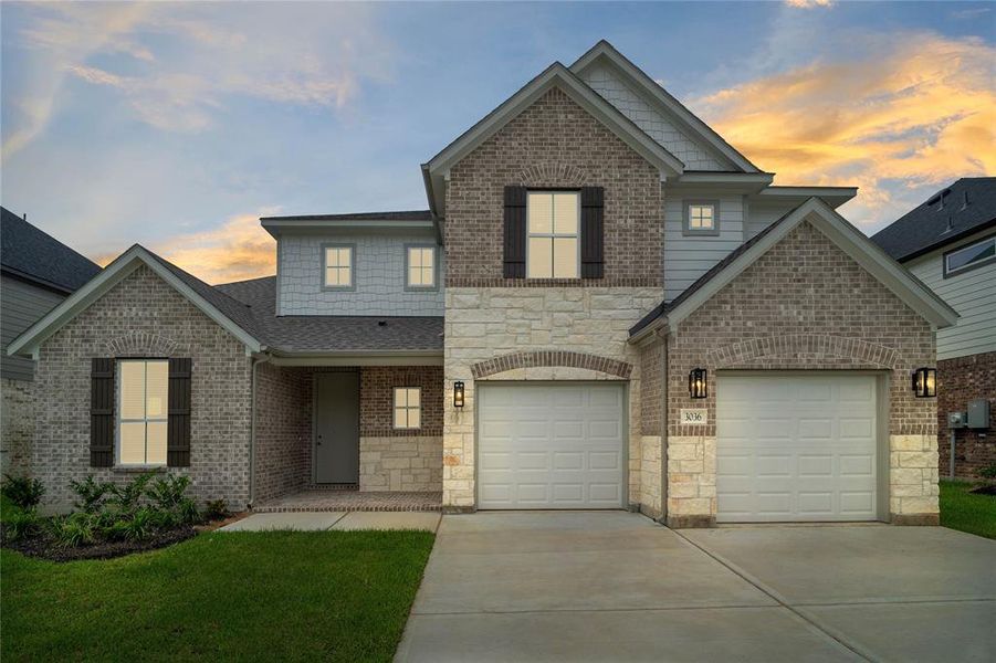 Welcome home to 3036 Mesquite Pod Trail located in Barton Creek Ranch and zoned to Conroe ISD.