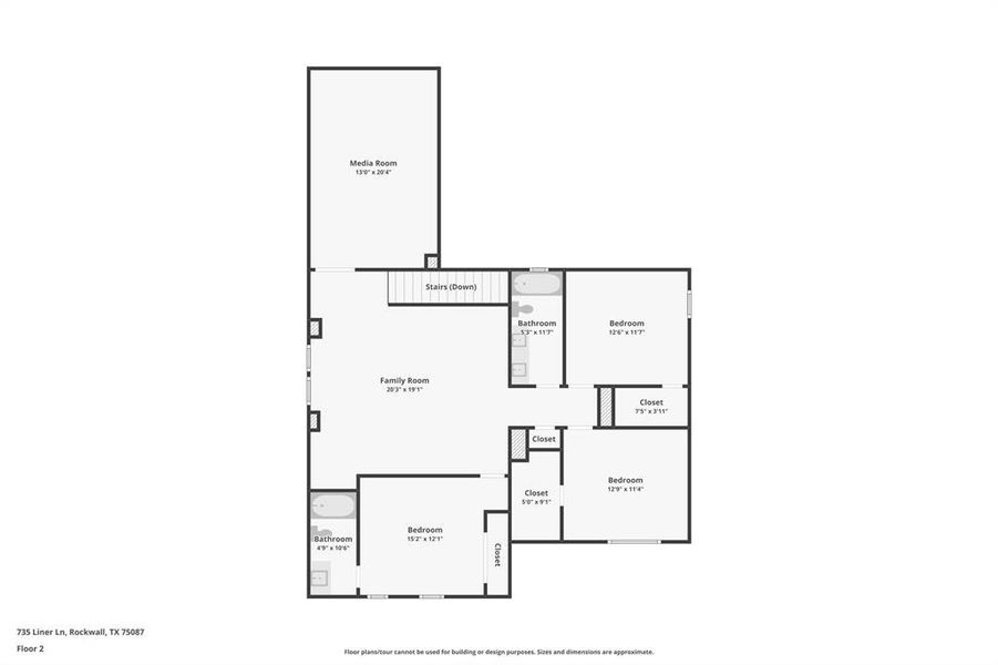 Second floor plan