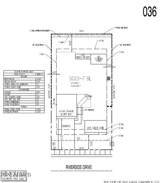 Plot Plan