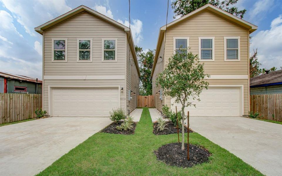 Beautiful new construction home with private driveway & 2 car garage!