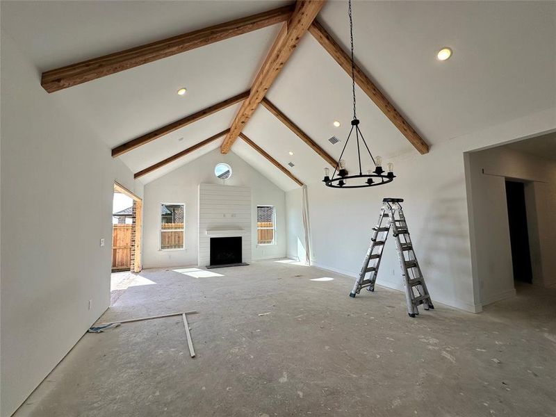 Dining area and great room - Still under construction!