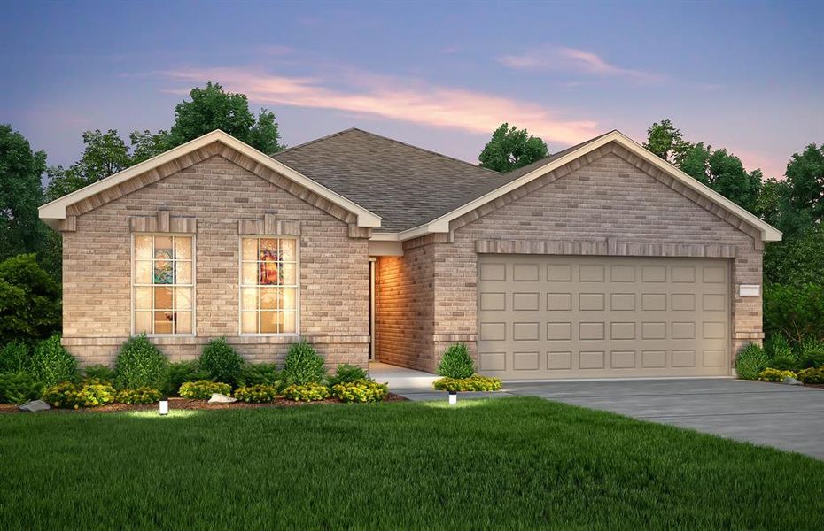 New construction Single-Family house 4433 Benham Drive, Fort Worth, TX 76036 Rayburn- photo