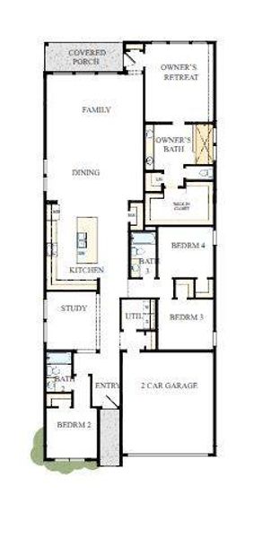 Floorplan – The success of a floorplan is the way you can move through it…You’ll be amazed at how well this home lives…We call it traffic patterns.