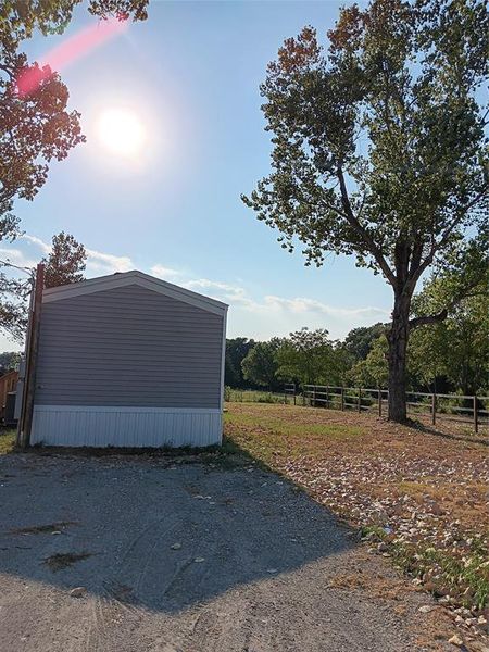 View of outbuilding