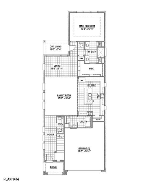 Plan 1474 1st Floor