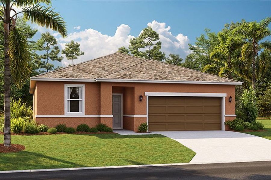 New construction Single-Family house The Portland, 1255 Normandy Dr., Haines City, FL 33844 - photo