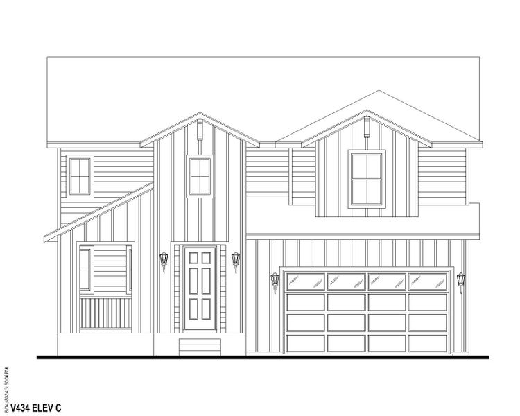 Plan V434 Elevation C