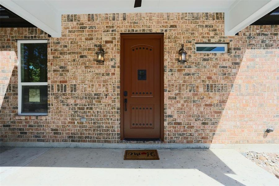 View of doorway to property.