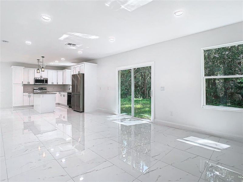 Dining room/great room.