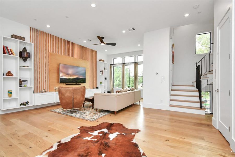 2nd Floor - Family Room, Kitchen, and Dining Areas