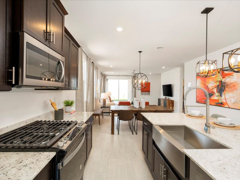 Kitchen in the Jubilee Floorplan at Bella Vista Trails