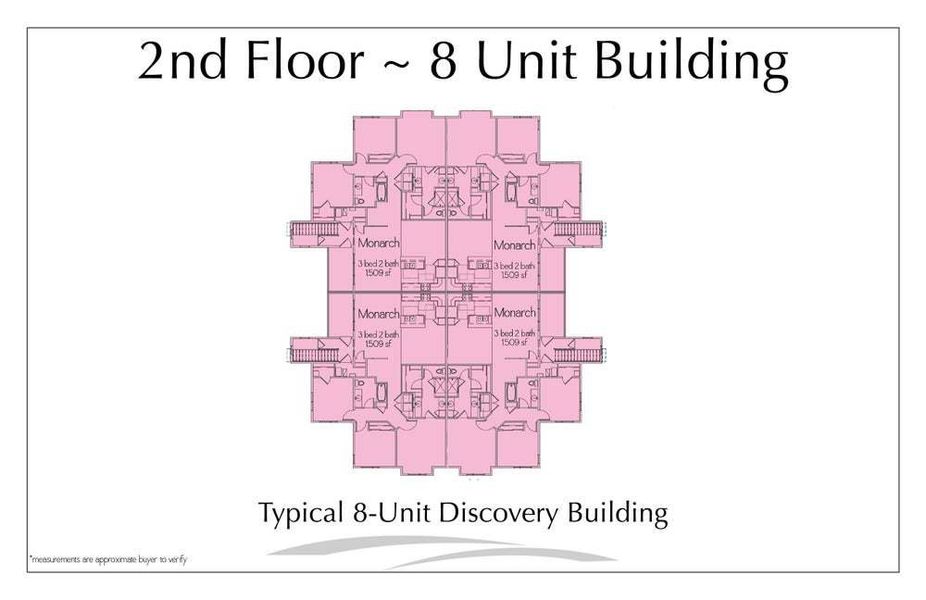 Floor Plate 8 unit - Upper Level