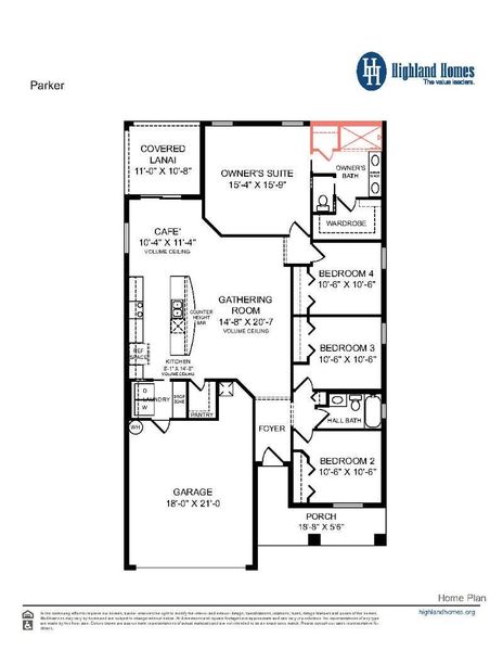 Parker - Home Layout