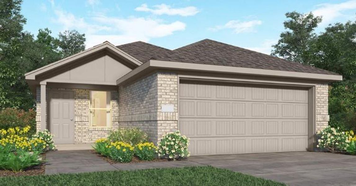 New construction Single-Family house 17926 Becker Landing Drive, Hockley, TX 77447 Camellia II- photo