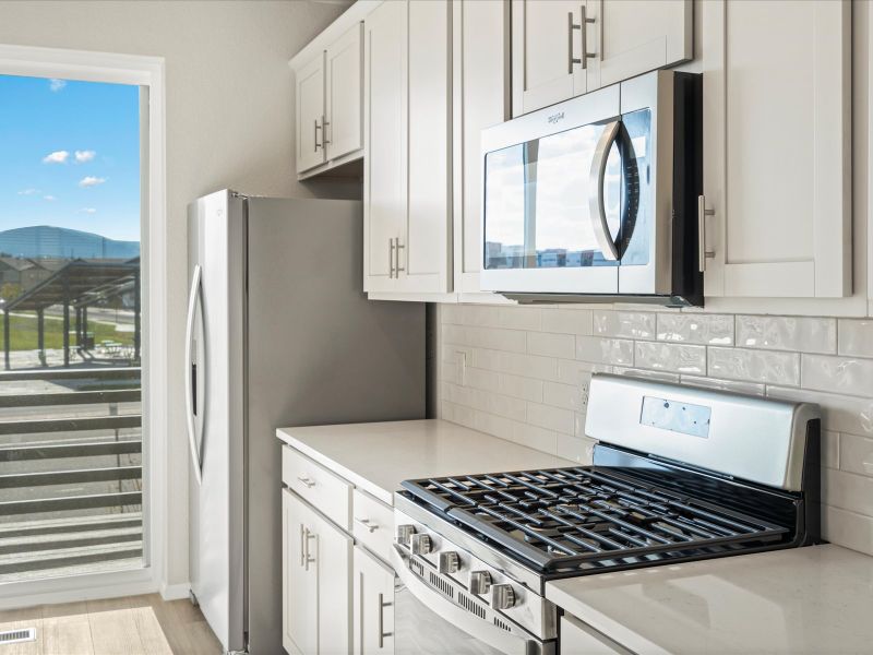 The Cameron floorplan interior image taken at a Meritage Homes community in Broomfield, CO.