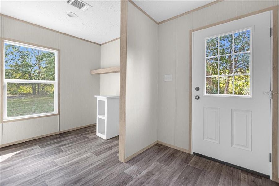 Landry room - Space for washer and dryer