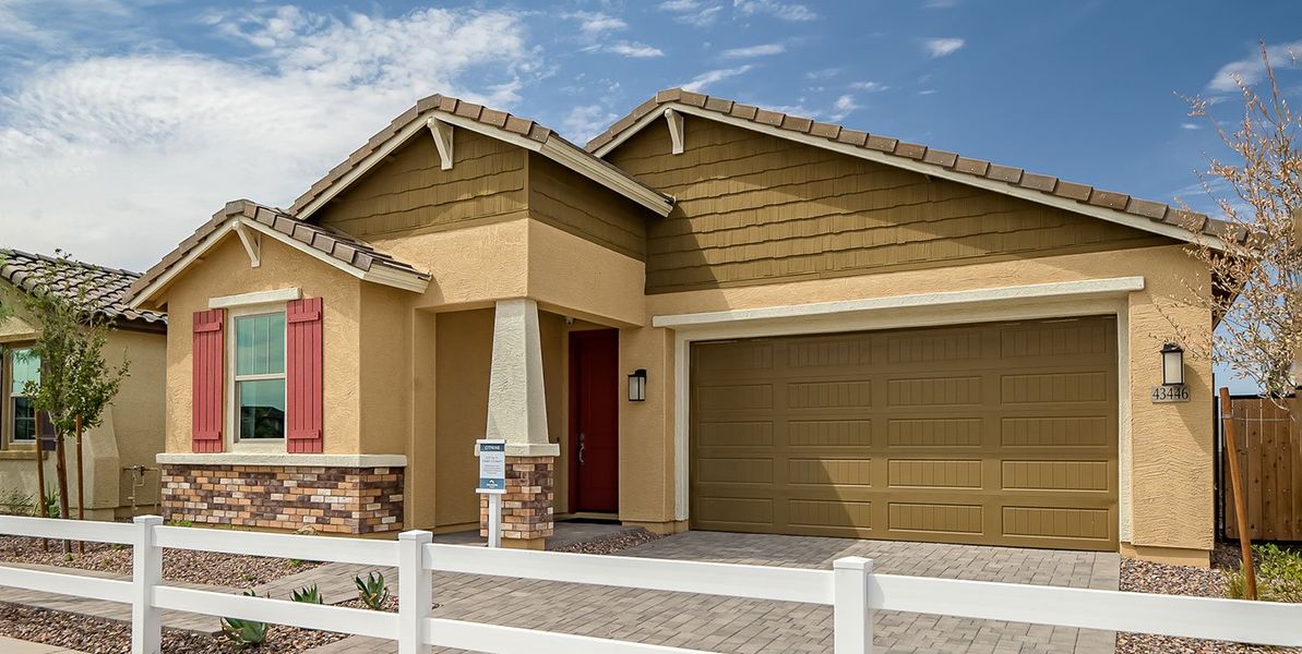 New construction Single-Family house Citrine, 43432 N Hinoki St, Queen Creek, AZ 85140 - photo