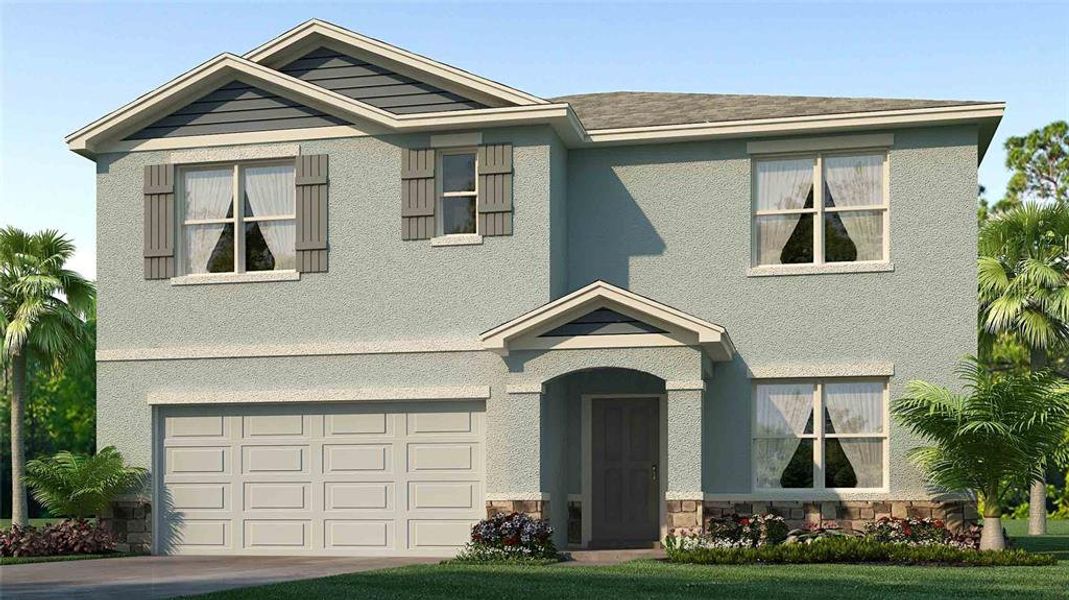 New construction Single-Family house 3222 Silver Date Drive, Wimauma, FL 33598 Hayden- photo