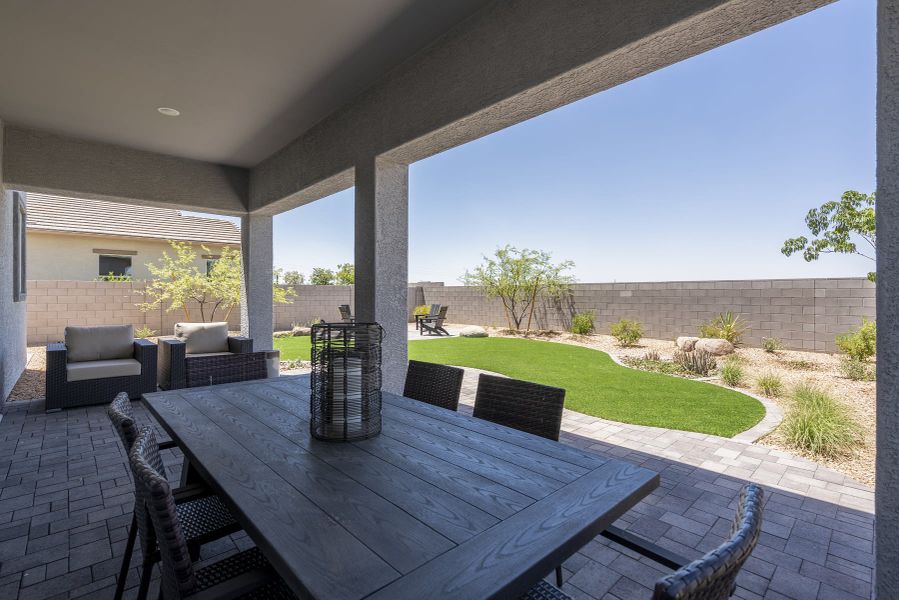 Covered Patio | Grand 5G | Wildera – Peak Series | New Homes in San Tan Valley, AZ | Landsea Homes