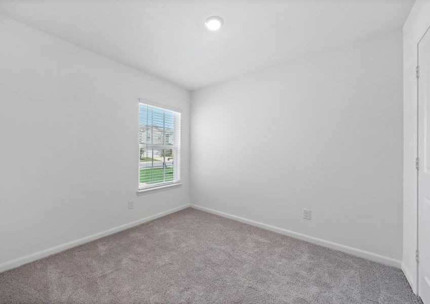 Secondary bedroom with great natural lighting