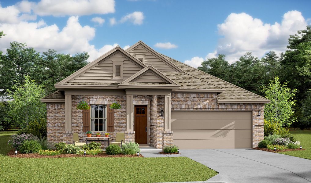 New construction Single-Family house Juniper III, 3919 Centennial Oaks Boulevard, Santa Fe, TX 77517 - photo