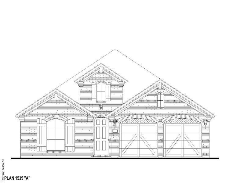 Plan 1535 Elevation A