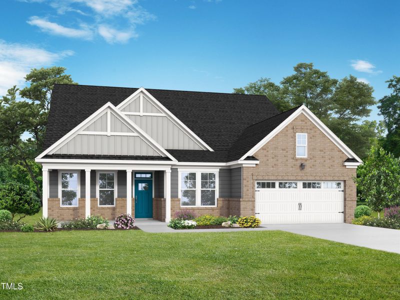 New construction Single-Family house 41 Golden Leaf Farms Road, Angier, NC 27501 Magnolia- photo