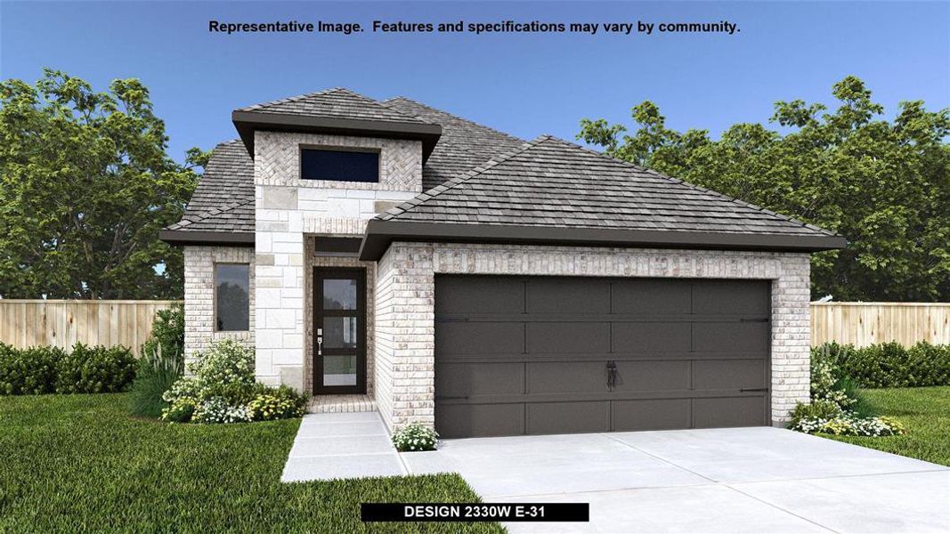 New construction Single-Family house Design 2330W, 9307 Pioneer Junction, San Antonio, TX 78254 - photo