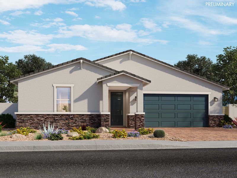 New construction Single-Family house Sydney, 4431 W Hunter Trail, San Tan Valley, AZ 85144 - photo