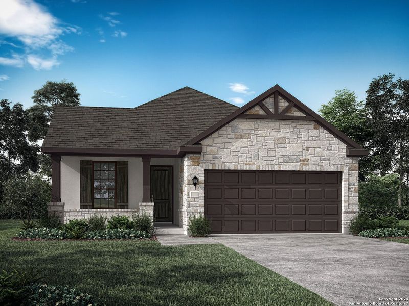 New construction Single-Family house 12838 Hush Drive, San Antonio, TX 78245 Rosedale C- photo