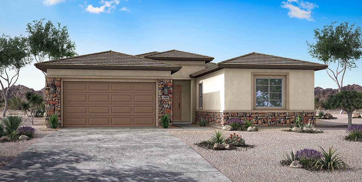 New construction Single-Family house Cairn, 4367 N 201St Drive, Buckeye, AZ 85396 - photo