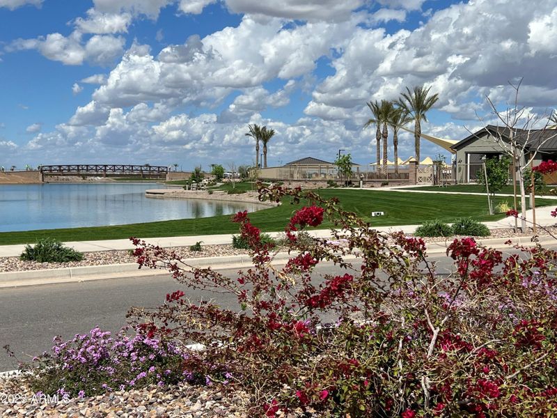 Barney Farms Bridge and Pool area