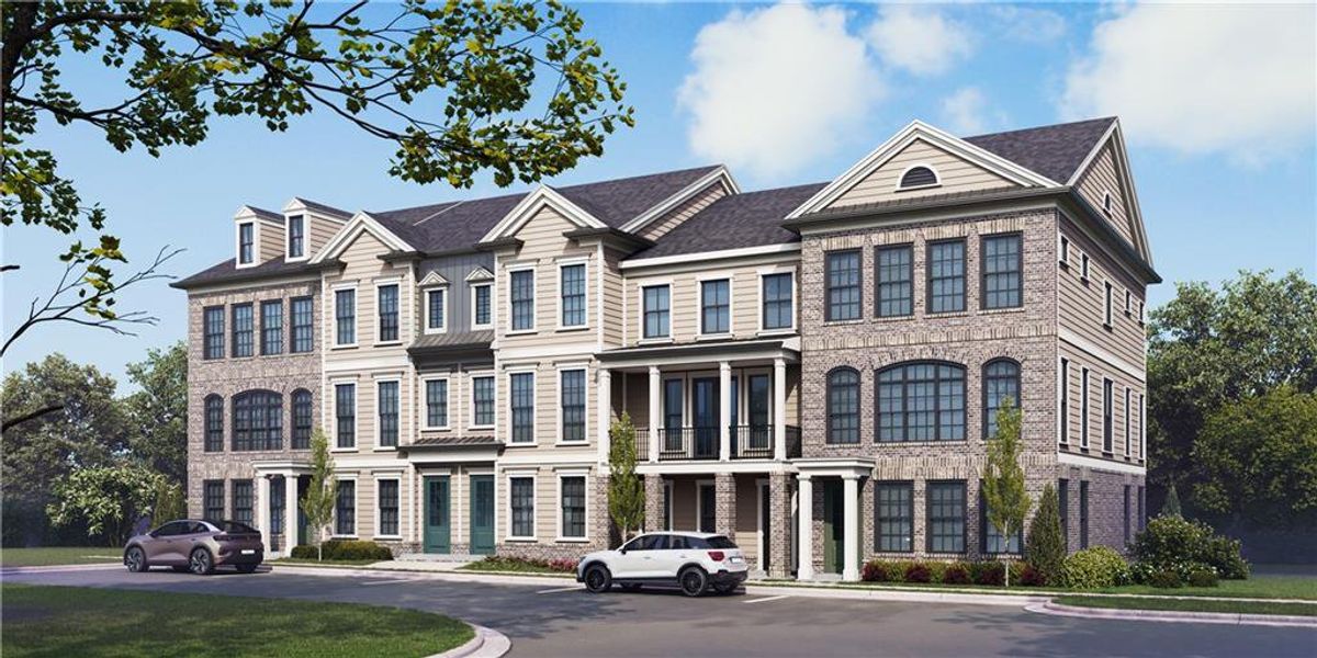 New construction Townhouse house 3196 Moor View Road, Unit 27, Duluth, GA 30096 Garrison- photo