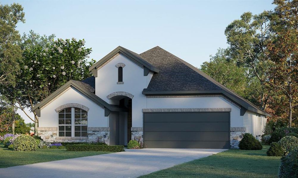 New construction Single-Family house 221 Crescent Heights Dr, Georgetown, TX 78628 Taylor 4122 Freedom Series- photo