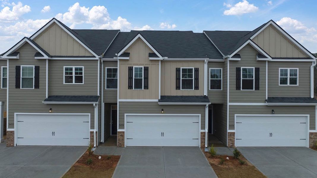 New construction Townhouse house 1438 Gray Branch Drive, Lawrenceville, GA 30045 Stratford- photo