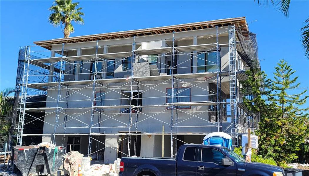 Scaffold it for Stucco