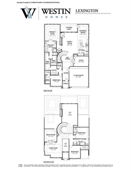 Floor Plan from builder.