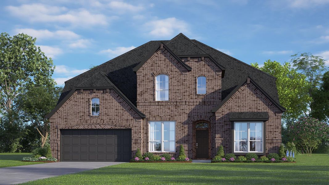 Elevation B | Concept 3473 at Oak Hills in Burleson, TX by Landsea Homes